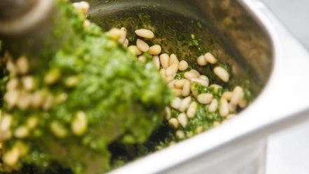 Рецепт лингвиней с соусом песто