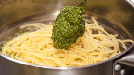 Рецепт лингвиней с соусом песто