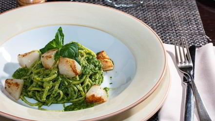 Рецепт лингвиней с соусом песто