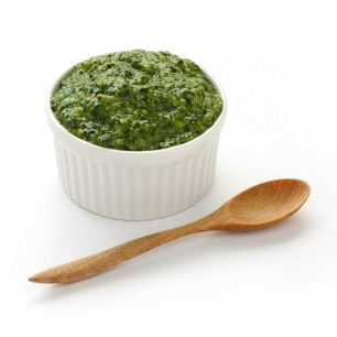 Рецепт Песто из черемши и петрушки с грецкими орехами