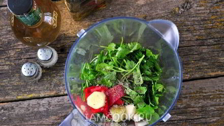 Рецепт песто из кинзы