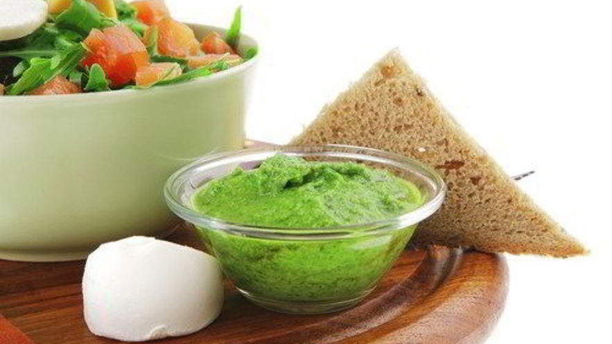 Рецепт песто из рукколы и грецких орехов