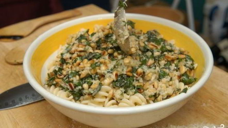 Рецепт песто на сковороде