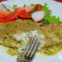 Рецепт Рыбы с соусом Песто