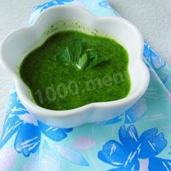 Рецепт Соуса Песто из петрушки и черемши