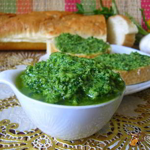Рецепт Соуса песто из петрушки