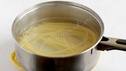 Рецепт спагетти с соусом песто