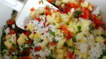 Рецепт ананасовой сальсы