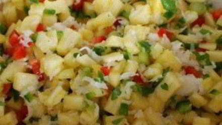 Рецепт ананасовой сальсы