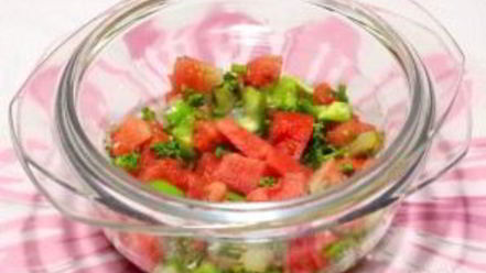 Рецепт арбузной сальсы