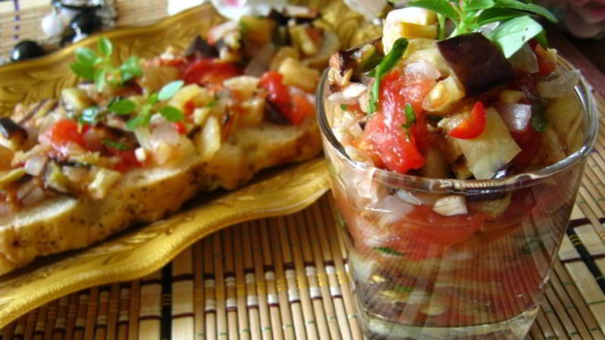 Рецепт баклажанной сальсы