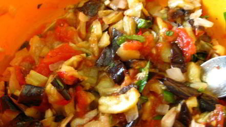 Рецепт баклажанной сальсы