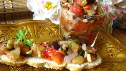 Рецепт баклажанной сальсы