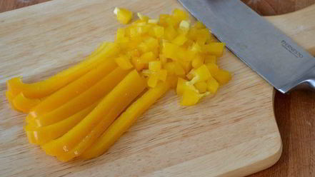 Рецепт израильского салата сальса