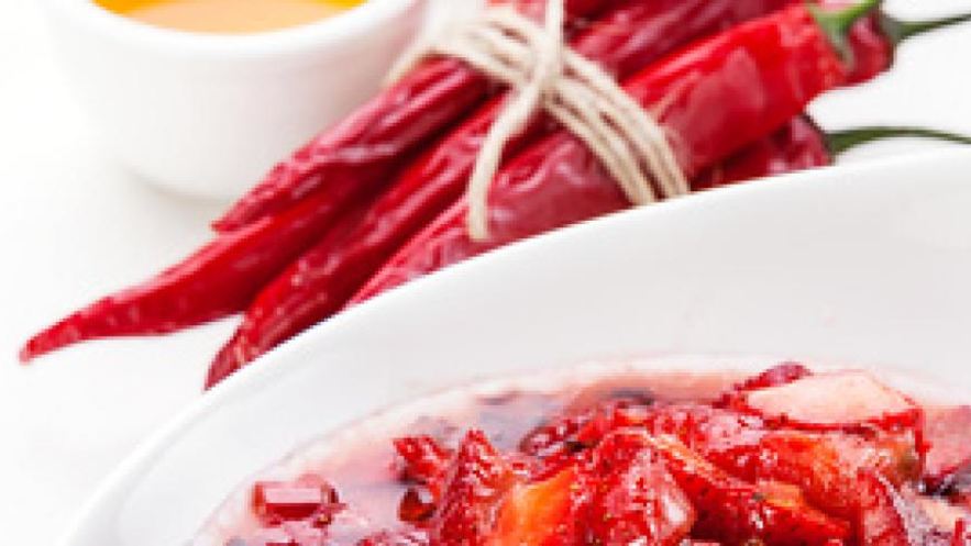 Рецепт клубничной сальсы