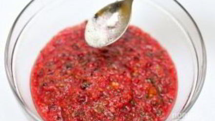 Рецепт клюквенной сальсы