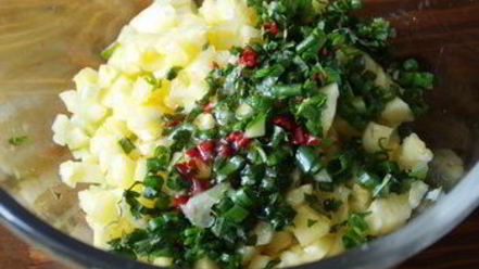 Рецепт огуречно-ананасовой сальса