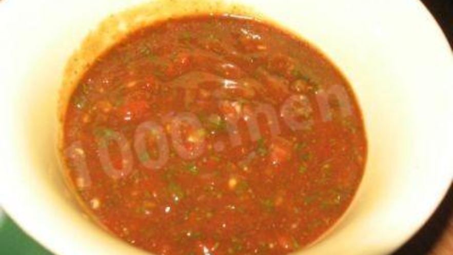 Рецепт острой сальсы