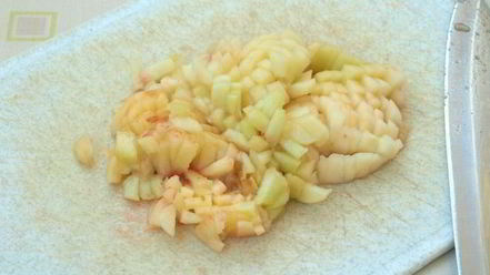 Рецепт овощной сальсы с персиками