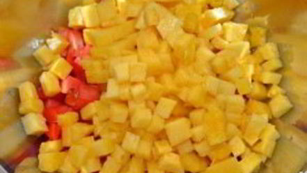 Рецепт сальсы из ананаса и папайи