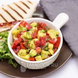 Рецепт Сальсы из авокадо с помидорами