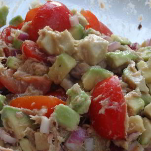 Рецепт Сальсы из авокадо с тунцом