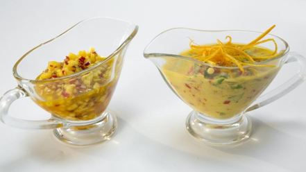 Рецепт сальсы из манго с карри