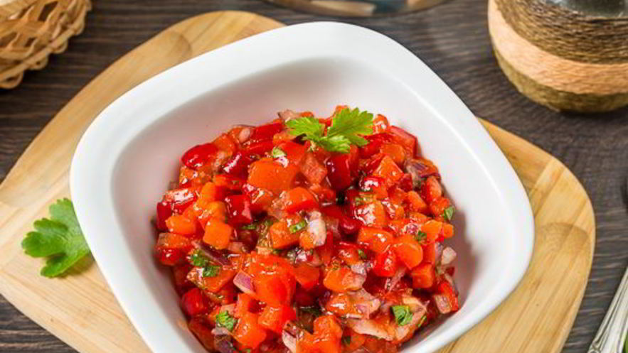 Рецепт сальсы из печеного перца