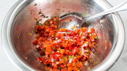 Рецепт сальсы из печеного перца