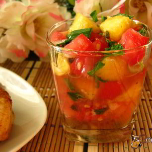 Рецепт Сальсы с персиками