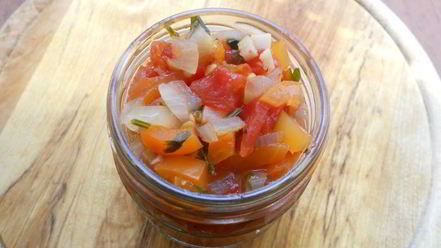 Рецепт соуса сальса из томатов на зиму