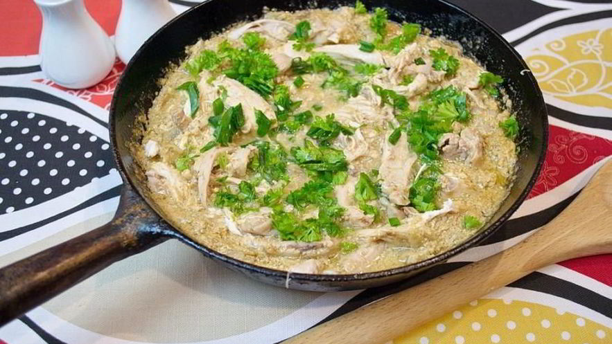 Рецепт классического сациви из курицы