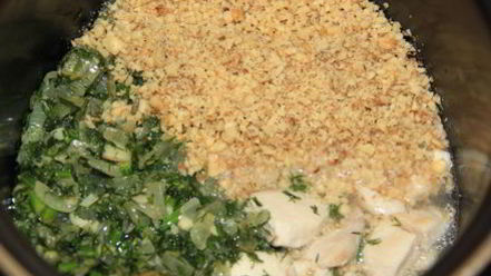 Рецепт курицы в орехово-чесночном соусе сациви