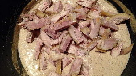 Рецепт сациви из курицы с ореховым маслом