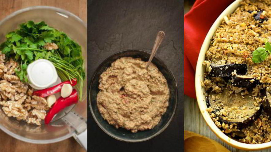 Рецепт сациви с баклажанами