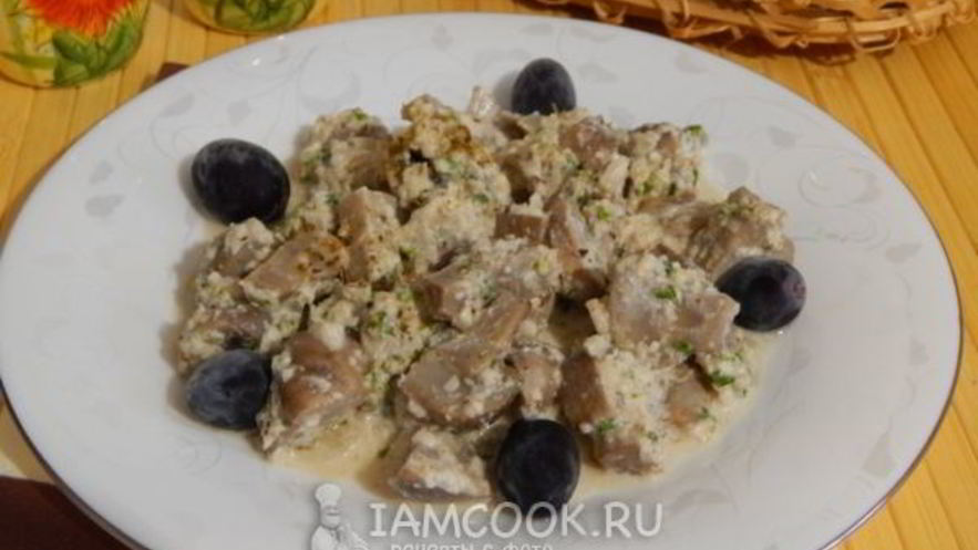 Рецепт сациви с грибами