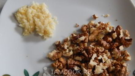 Рецепт сациви с грибами