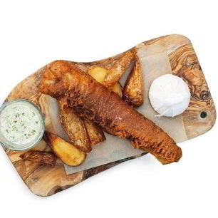 Рецепт Фиша-энда-чипса с соусом тартар