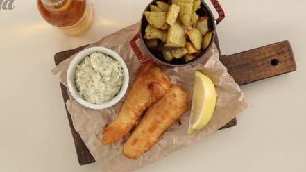 Рецепт фиша-энда-чипса с соусом тартар