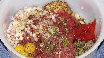 Рецепт французского тартара из конины