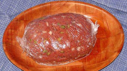 Рецепт французского тартара из конины