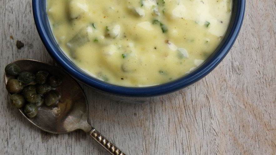 Рецепт соуса тартар с домашним майонезом