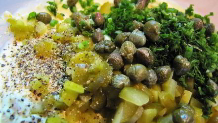 Рецепт соуса тартар с солеными огурчиками