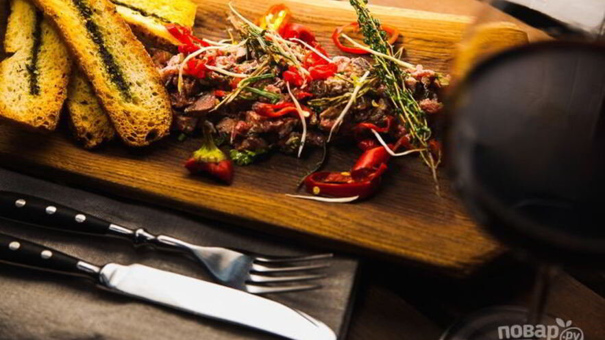 Рецепт стейка тартар