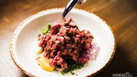 Рецепт стейка тартар
