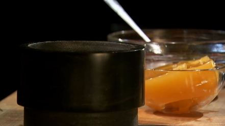 Рецепт тартара из говядины с апельсиновым мармеладом