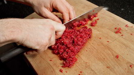 Рецепт тартара из говядины с каперсами