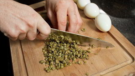 Рецепт тартара из говядины с каперсами