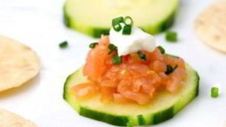 Рецепт тартара из копченой семги