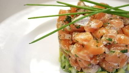 Рецепт Тартара из лосося и каперсов